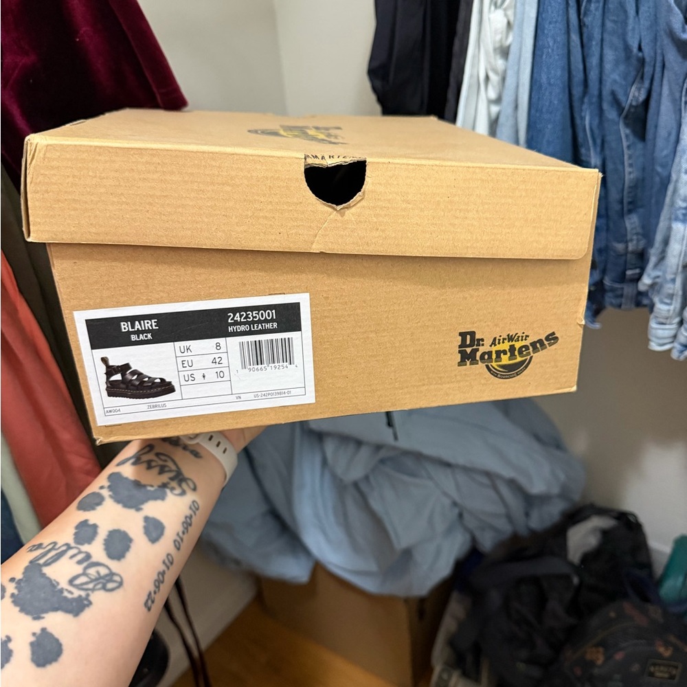 Dr. Martens Black Blaire Sandals